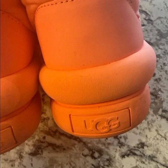 UGG Women's Pink Puffer Boots - Picture 6 of 7